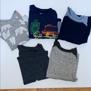 Lot of 18 month long sleeve shirts, EUC